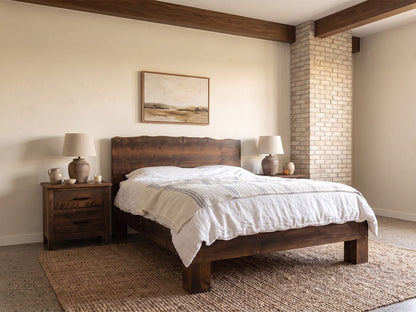 The Live Edge Rampart Bed - Danner Furniture 