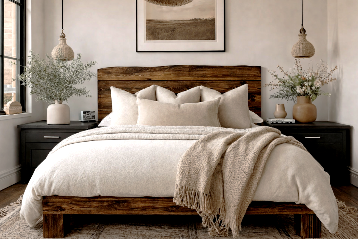 The Live Edge Rampart Bed | Danner Furniture