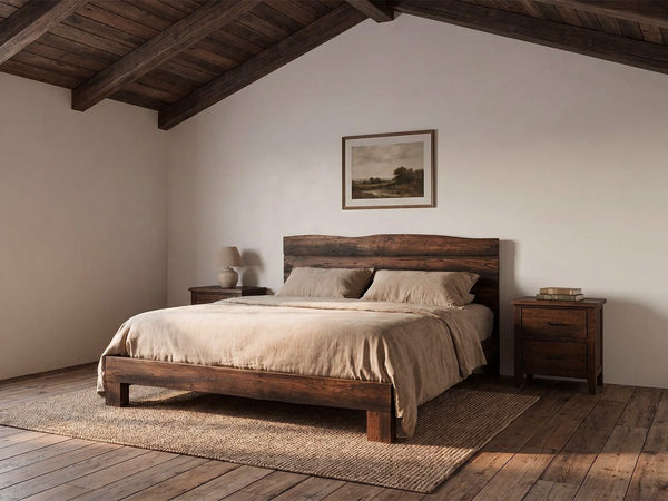 The Live Edge Rampart Bed | Danner Furniture
