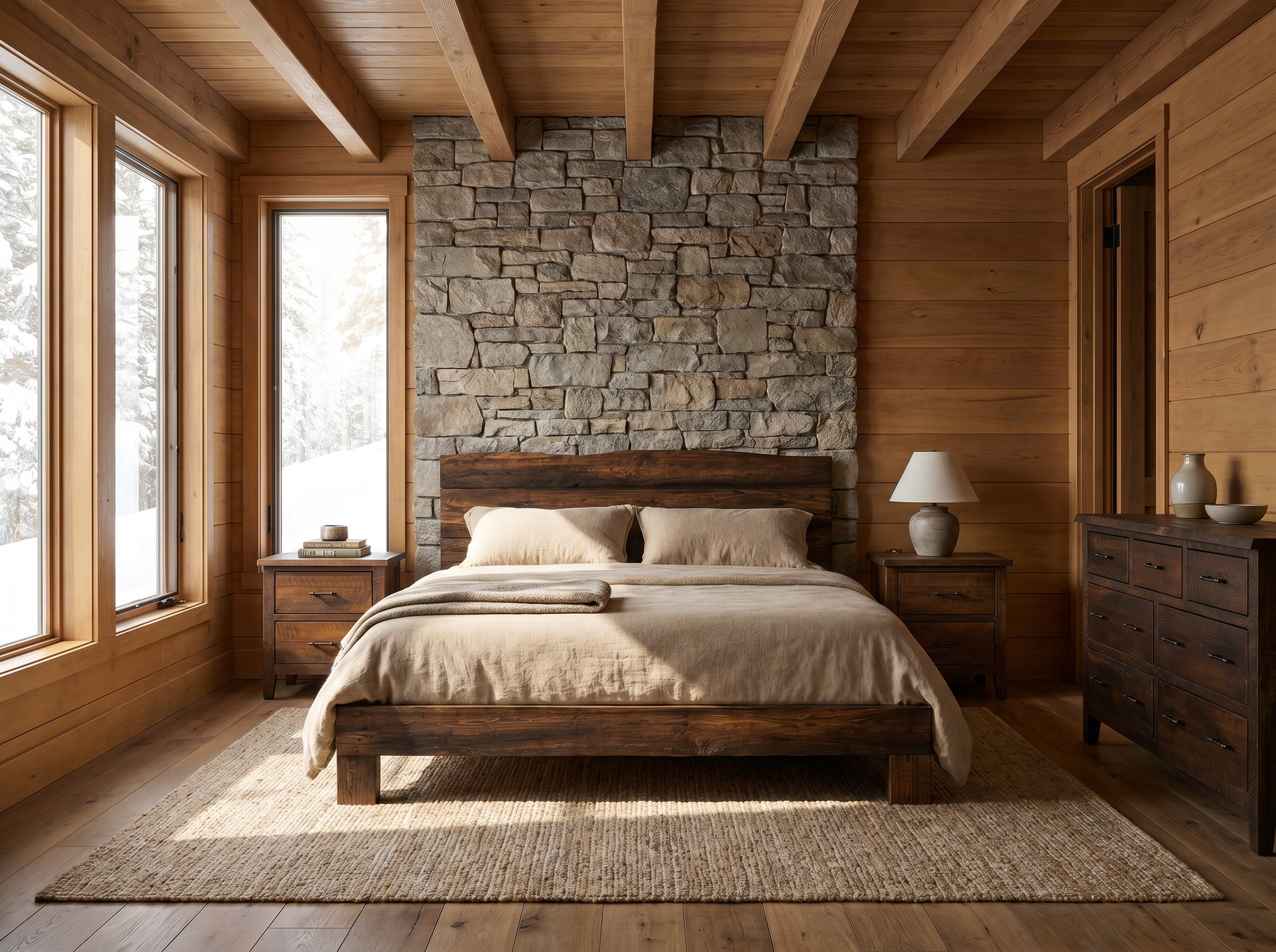 The Live Edge Rampart Bed | Danner Furniture