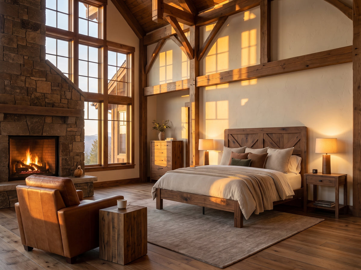The Ruxton Bed — solid hardwood bed, handcrafted in the USA with Danner Furniture 