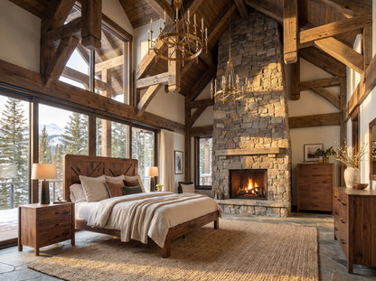 The Ruxton Bed — solid hardwood bed, handcrafted in the USA with Danner Furniture 