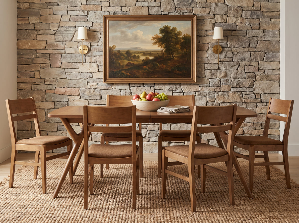 The Vail Table — solid wood dining table, handcrafted in the USA with Danner Furniture 