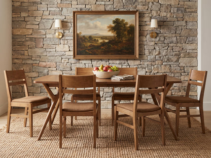 The Vail Table — solid wood dining table, handcrafted in the USA with Danner Furniture 