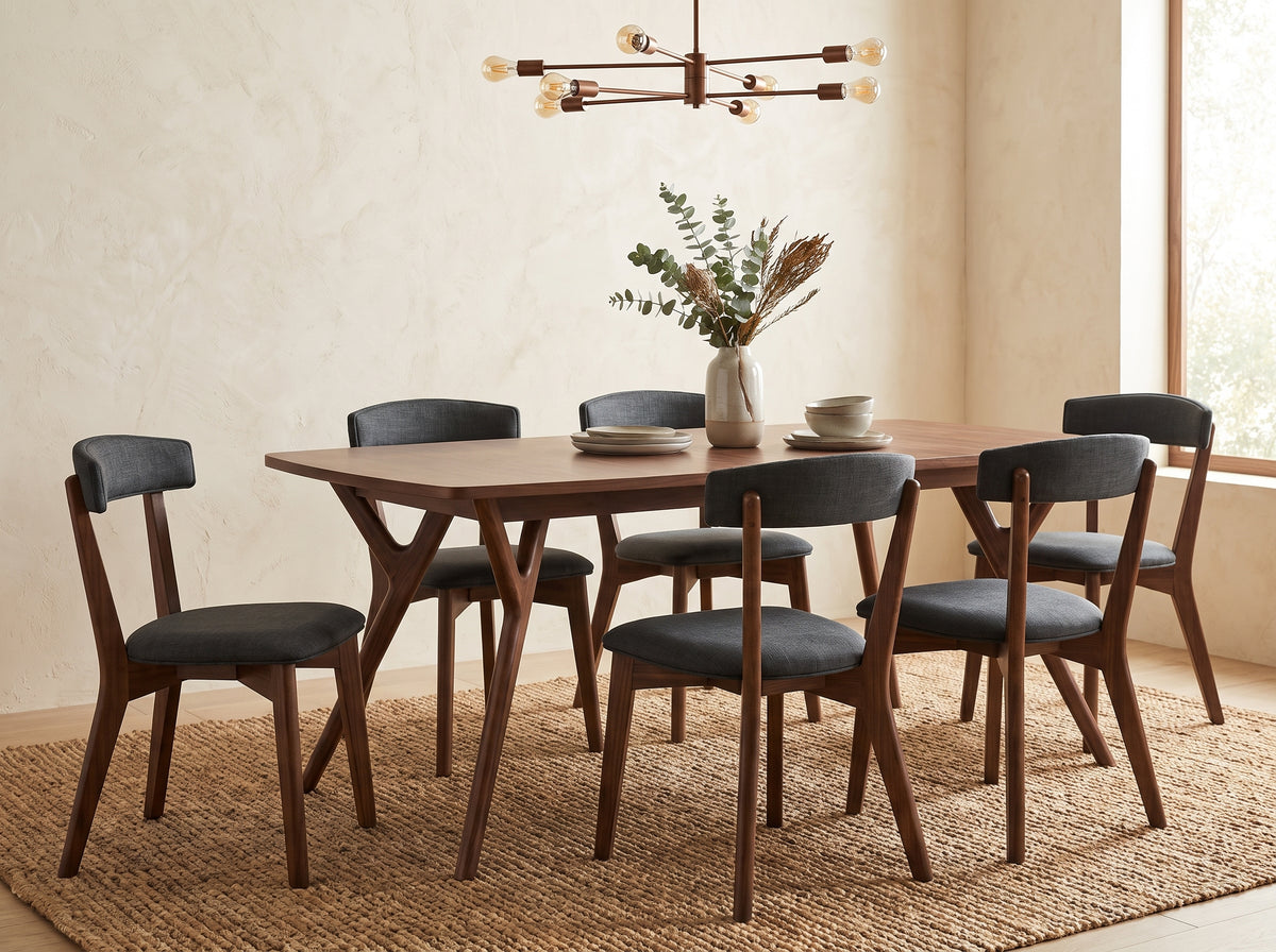 The Vail Table — solid wood dining table, handcrafted in the USA with Danner Furniture 