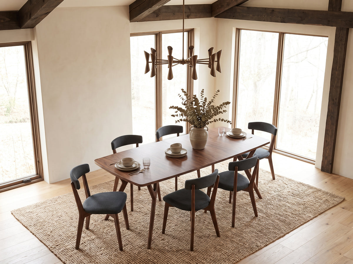 The Vail Table — solid wood dining table, handcrafted in the USA with Danner Furniture 