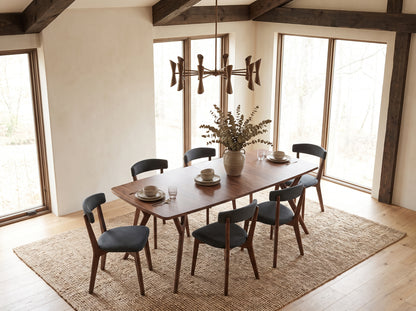 The Vail Table — solid wood dining table, handcrafted in the USA with Danner Furniture 