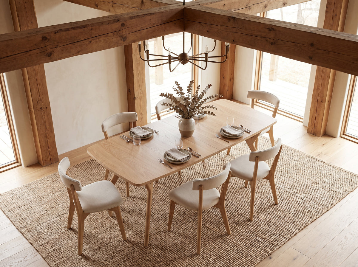 The Vail Table — solid wood dining table, handcrafted in the USA with Danner Furniture 