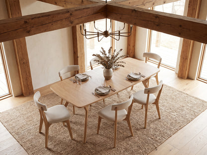 The Vail Table — solid wood dining table, handcrafted in the USA with Danner Furniture 