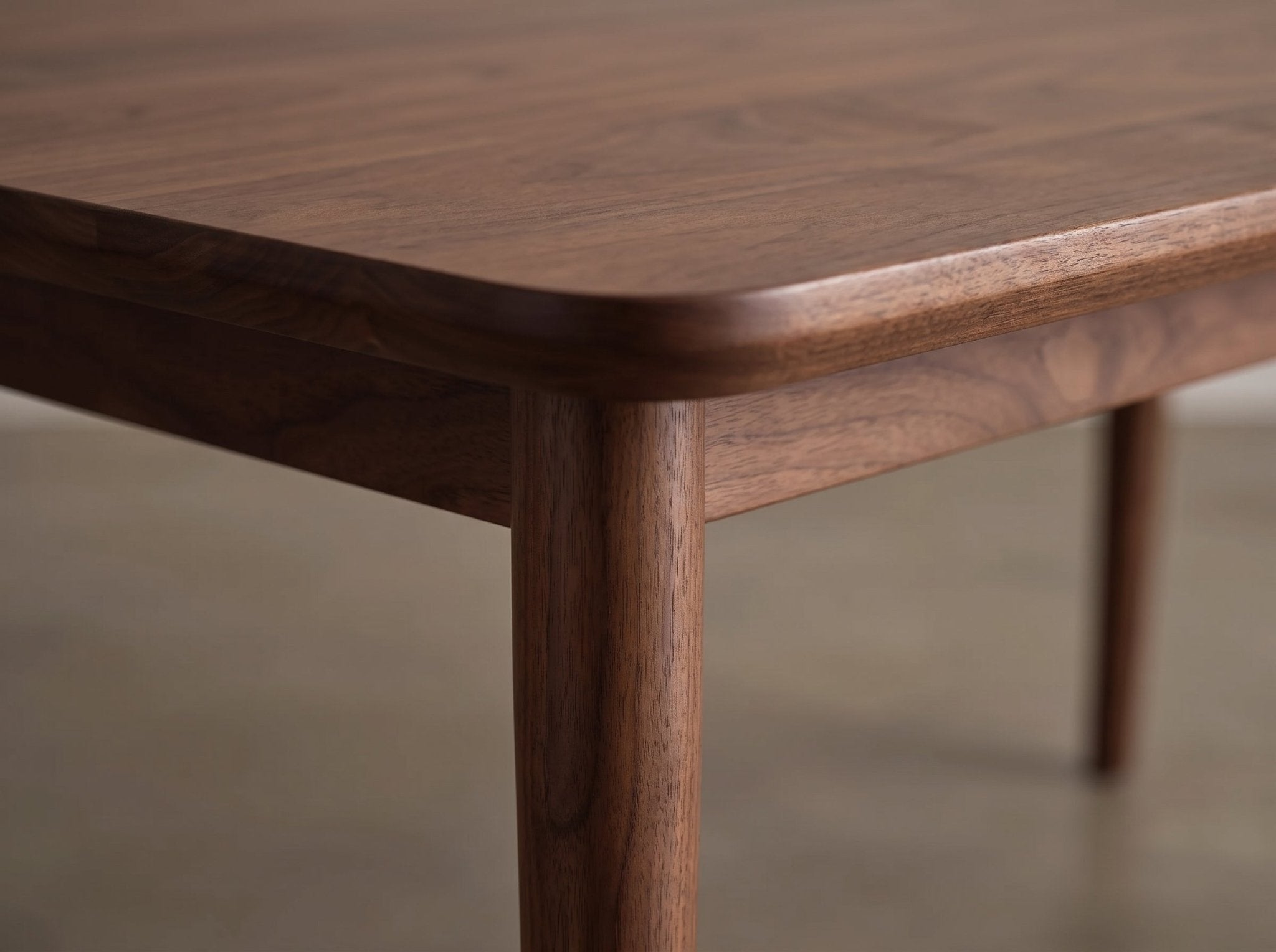 The Meridian Table — solid wood dining table, handcrafted in the USA by Danner Furniture 