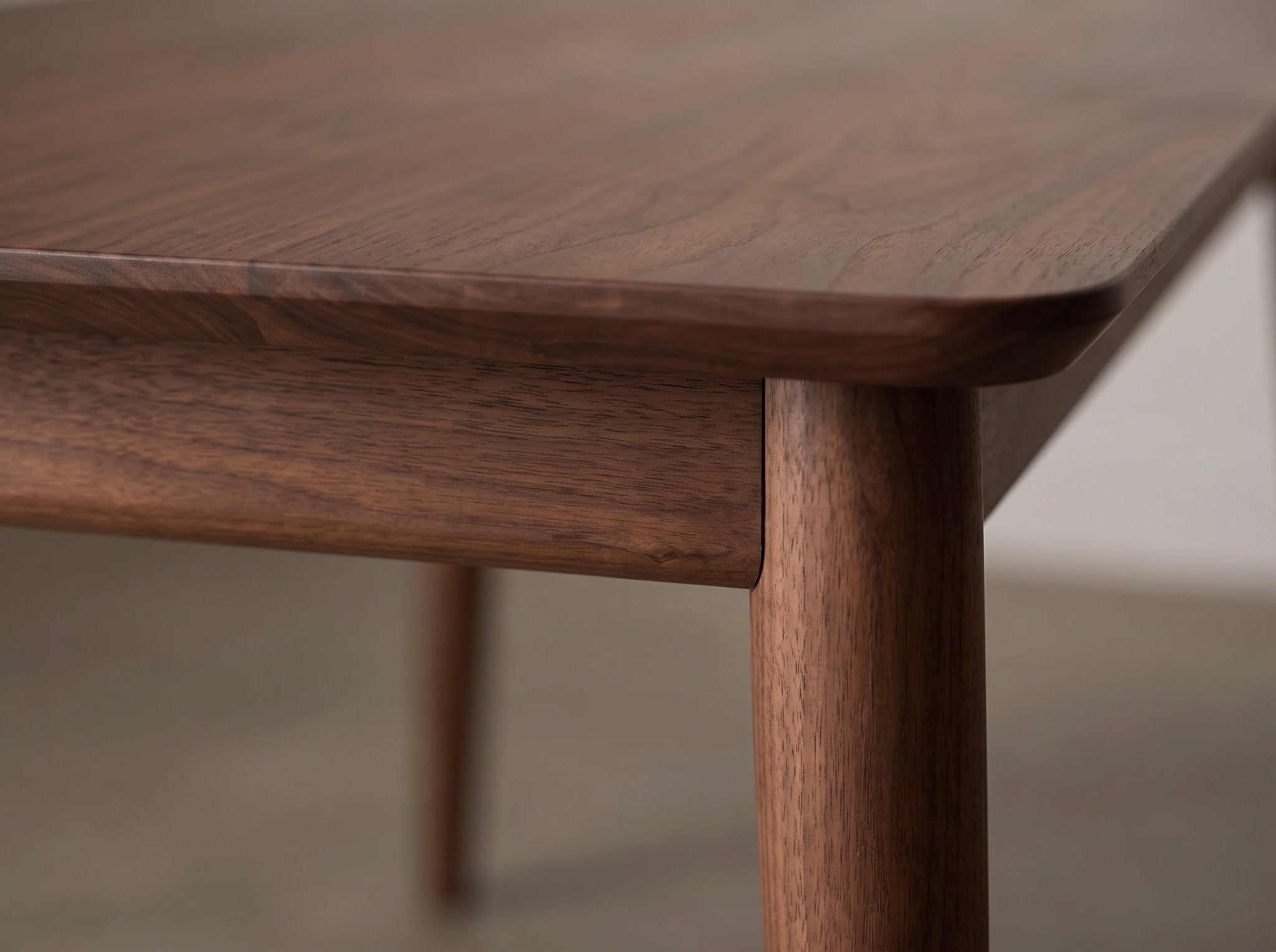 The Meridian Table — solid wood dining table, handcrafted in the USA by Danner Furniture 