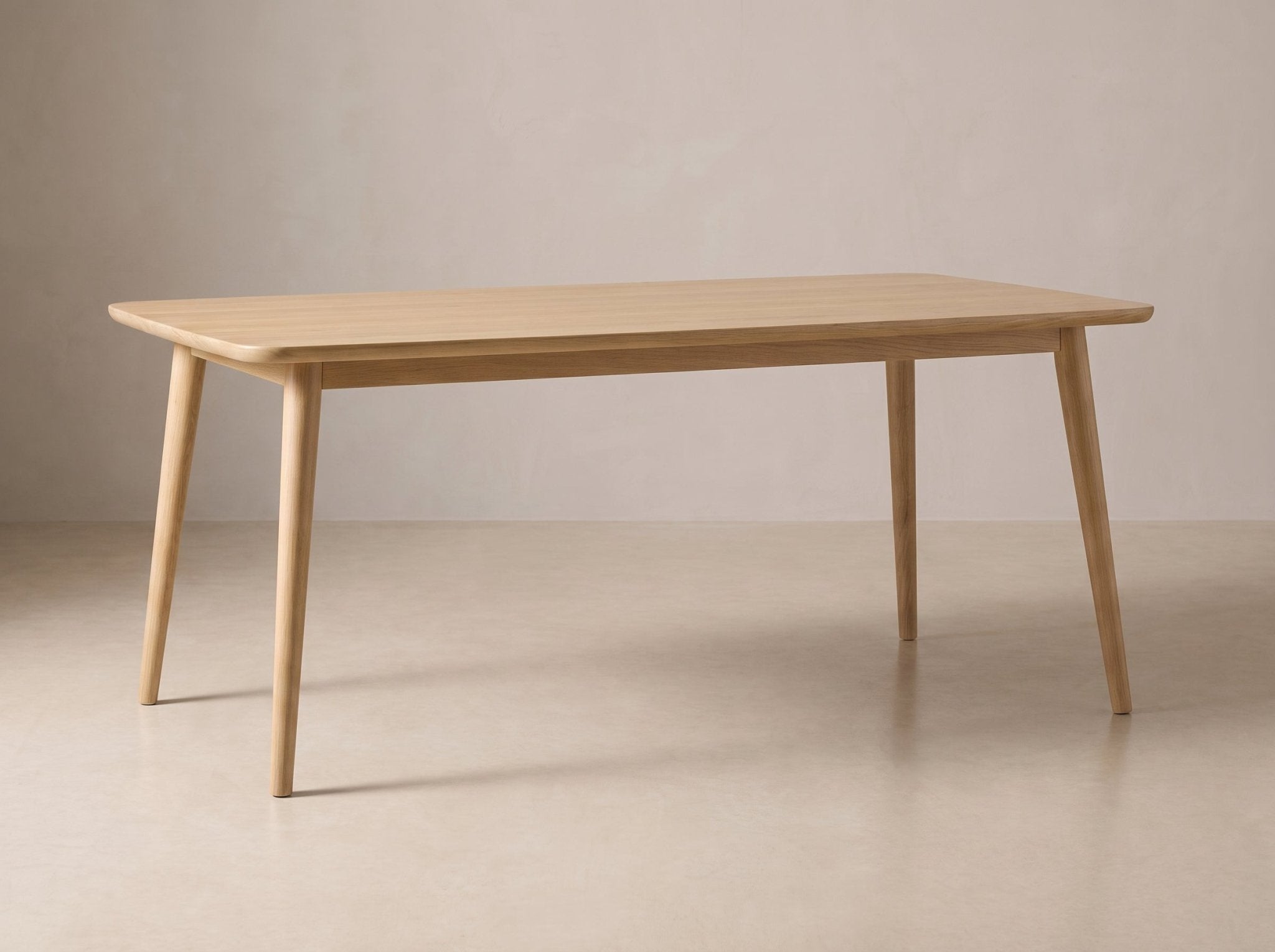 The Meridian Table — solid wood dining table, handcrafted in the USA by Danner Furniture 