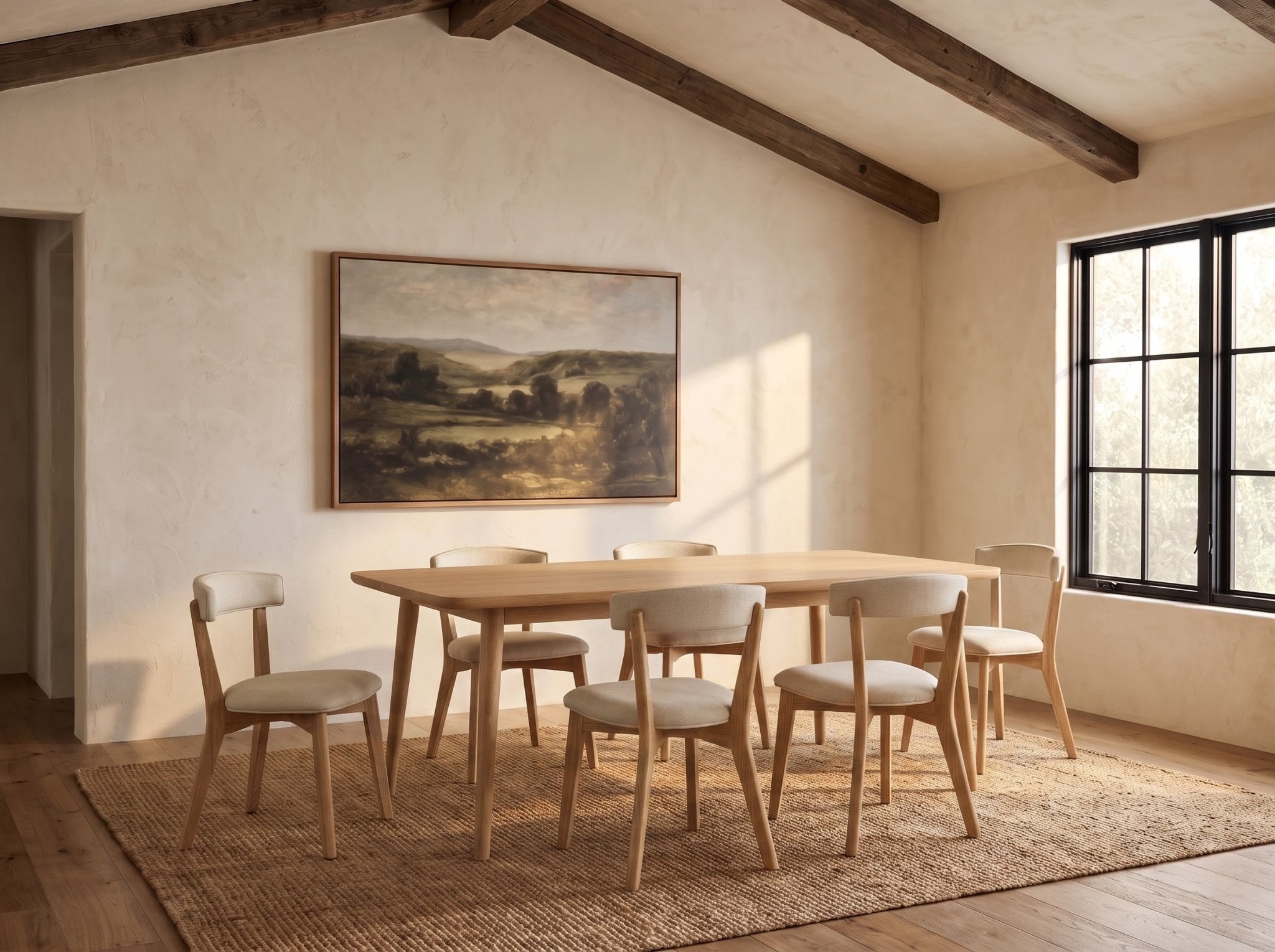 The Meridian Table — solid wood dining table, handcrafted in the USA by Danner Furniture 