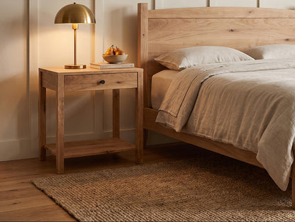 The 1 drawer nightstand — solid wood nightstand, handcrafted in the USA with Danner Furniture 