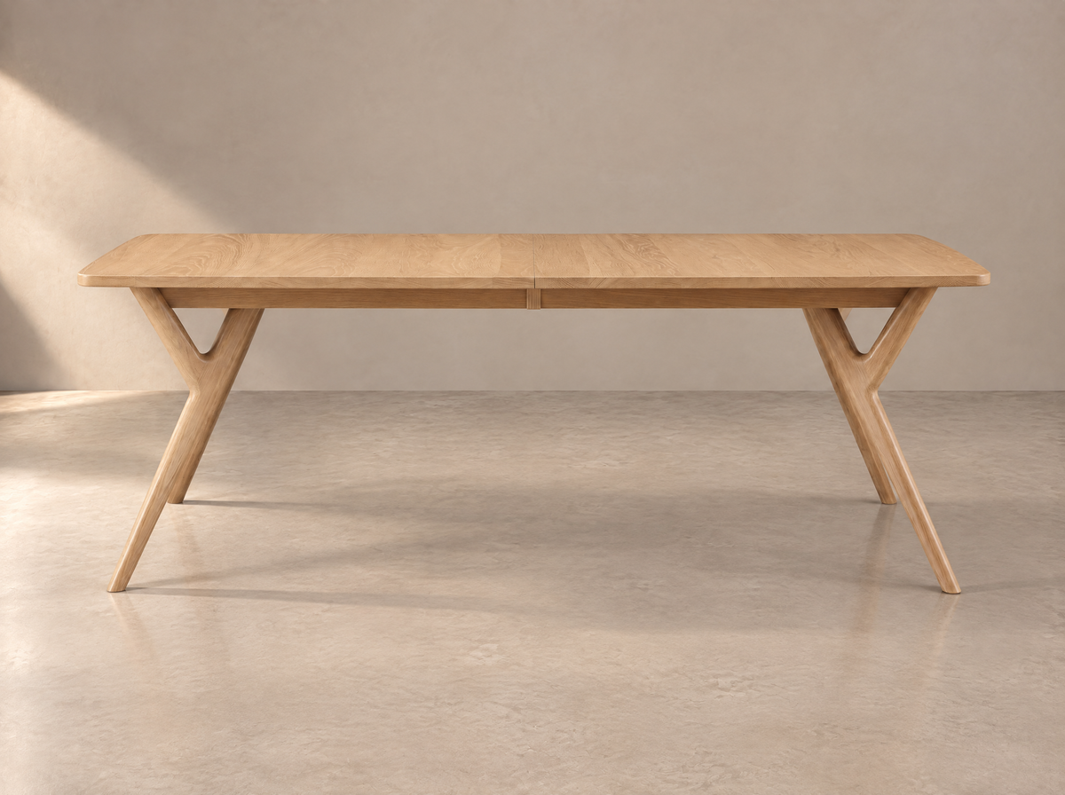 The Vail Table — solid wood dining table, handcrafted in the USA with Danner Furniture 