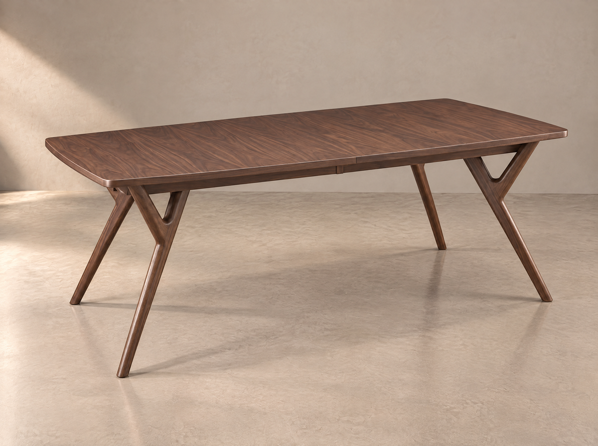 The Vail Table — solid wood dining table, handcrafted in the USA with Danner Furniture 