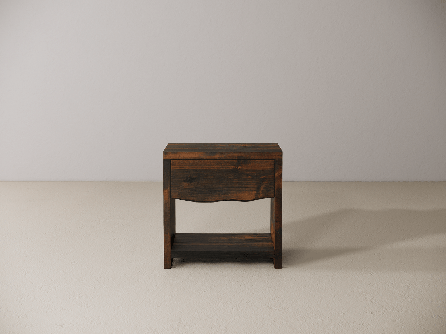 Live Edge Nightstand - Danner Furniture #color_weathered-railcar
