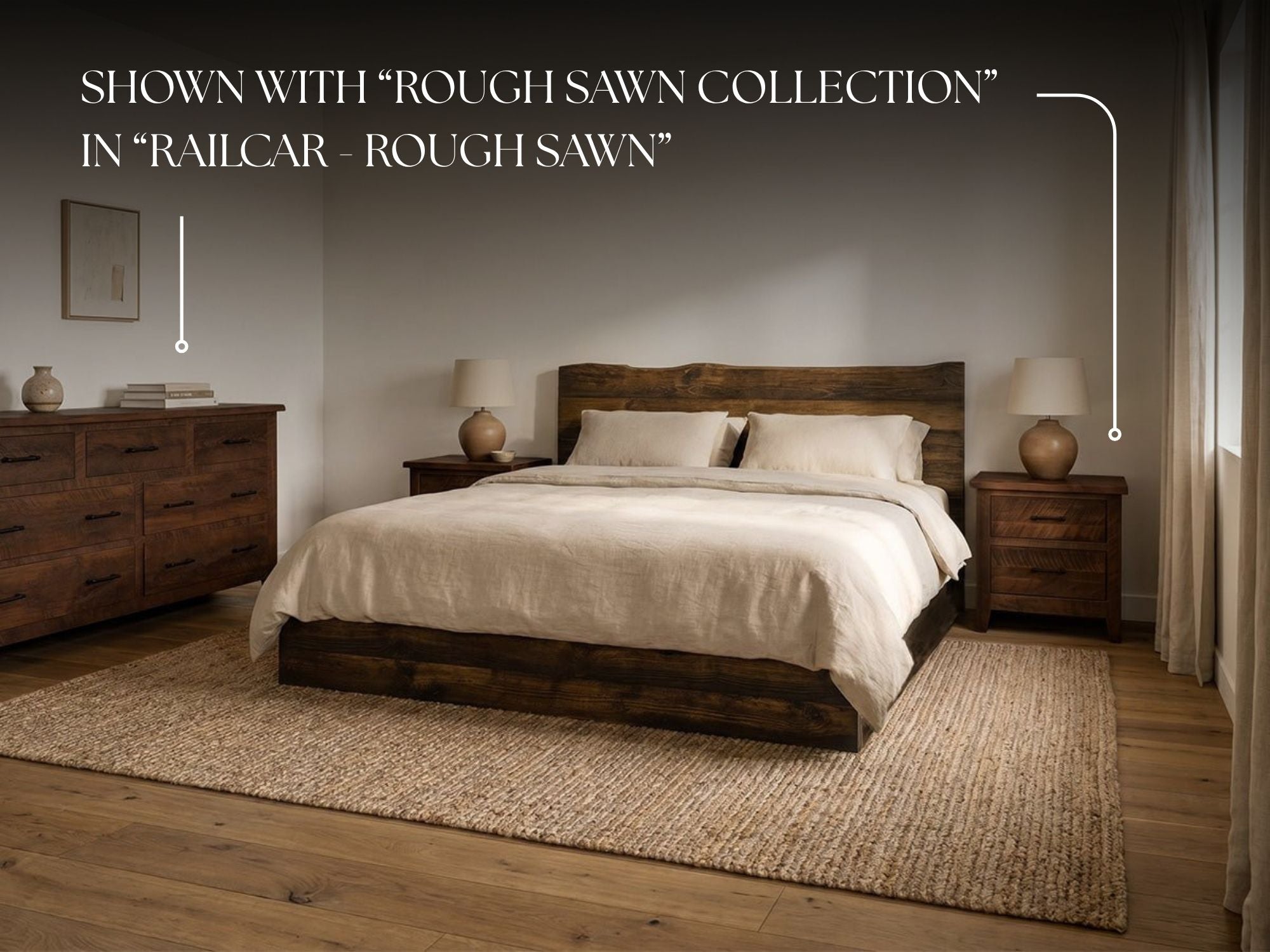 The Live Edge River Bed | Danner Furniture
