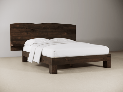 The Extended Rampart Live Edge Bed - Danner Furniture 