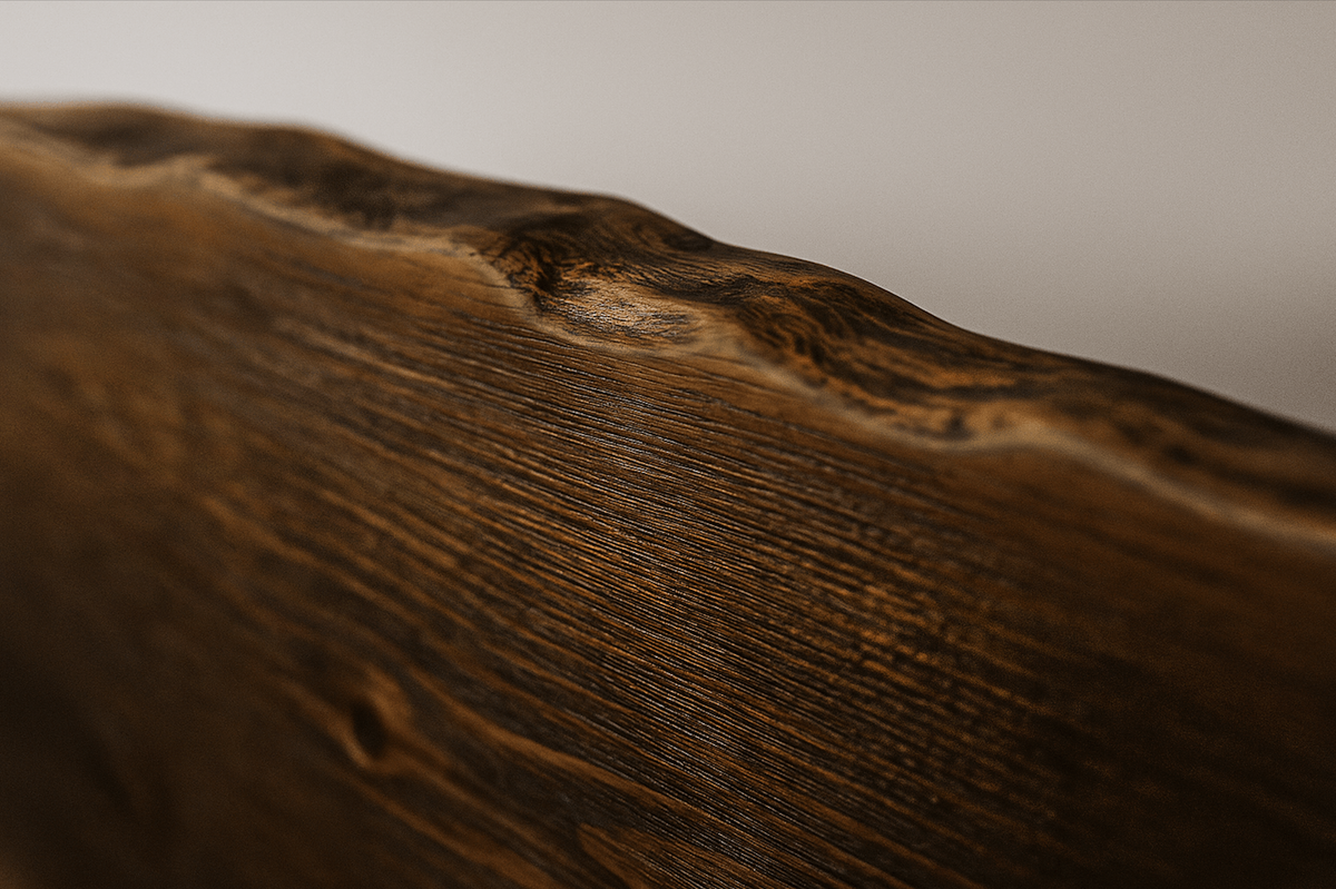 The Live Edge Rampart Bed | Danner Furniture