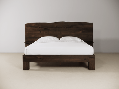 The Extended Rampart Live Edge Bed - Danner Furniture 
