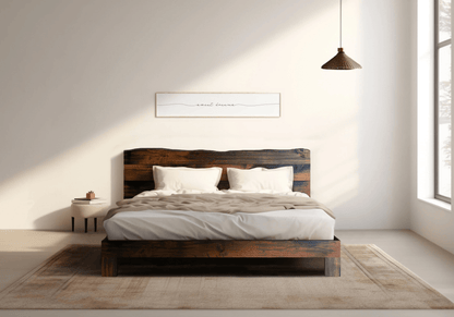 The Live Edge Rampart Bed - Danner Furniture 