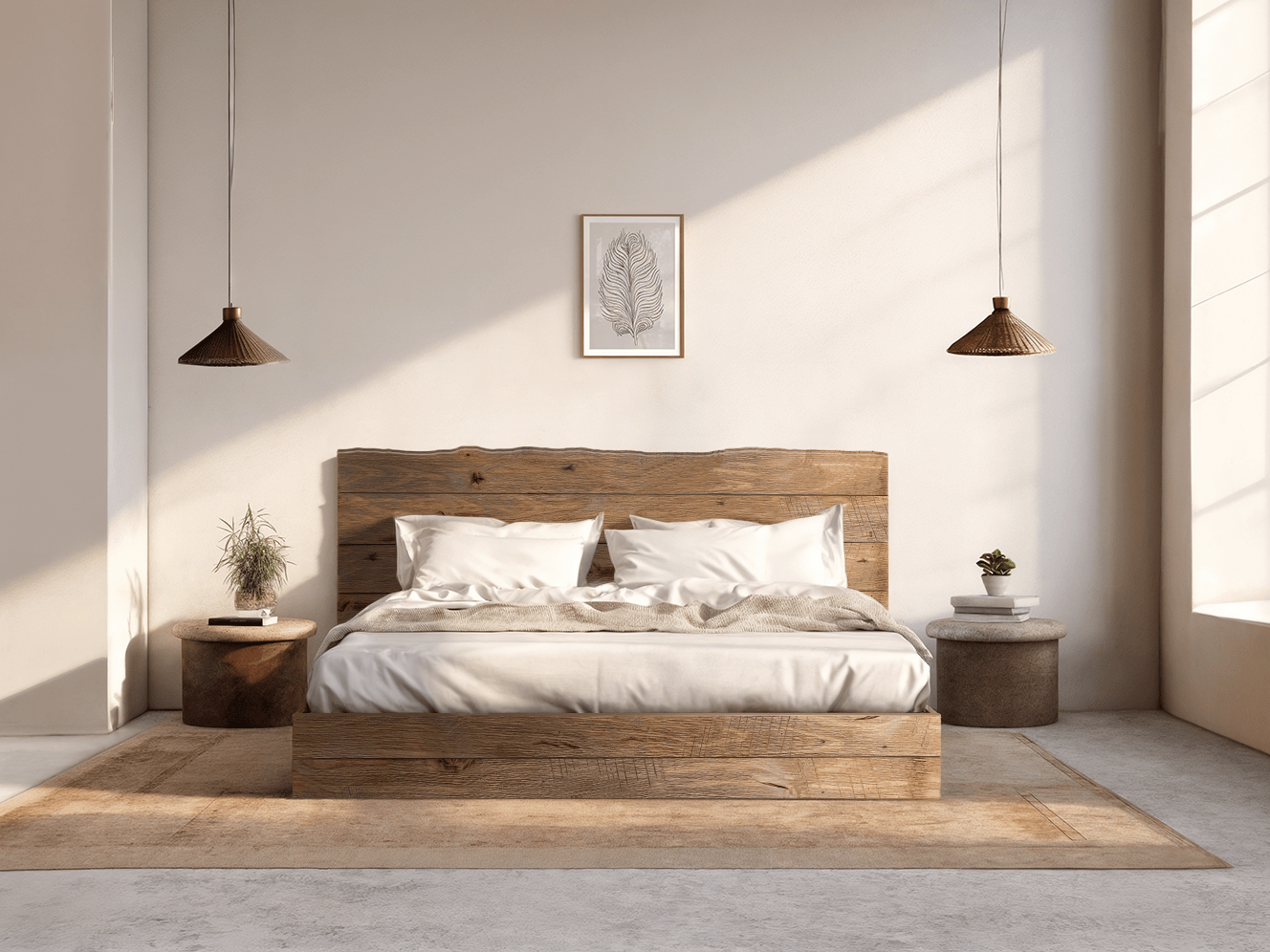 The Live Edge River Bed - Danner Furniture