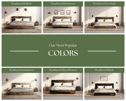 The Live Edge River Bed - Danner Furniture